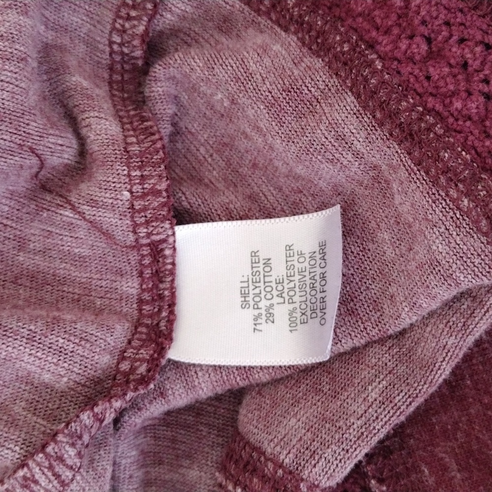 Relativity Maroon Tunic - Picture 3 of 9